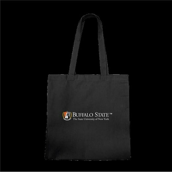W Republic 1101-107-BLK Buffalo State University Bengals Institutional Tote Bag, Black - One Size