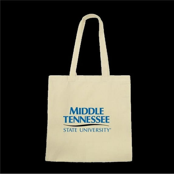 W Republic 1101-223-NAT Middle Tennessee State University Blue Raiders Institutional Tote Bag, Natural - One Size