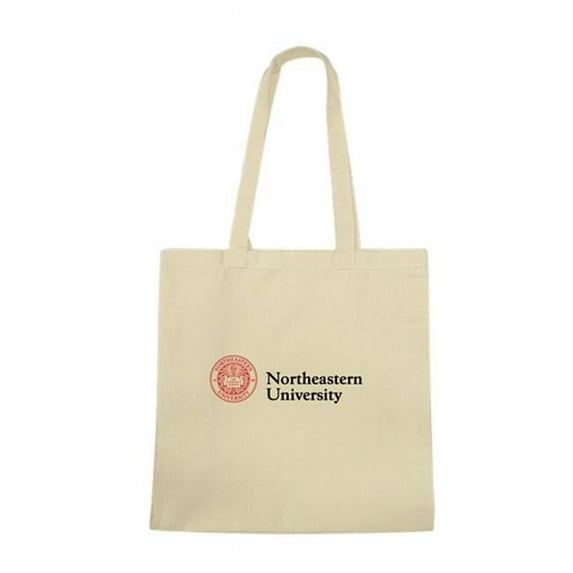 W Republic 1101-226-NAT 15.5 x 14.5 x 7 in. Northeastern University Huskies Institutional Tote Bags, Natural