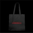 thumbnail image 1 of W Republic 1101-683-BLK Wesleyan University Cardinals Institutional Tote Bag, Black - One Size, 1 of 1