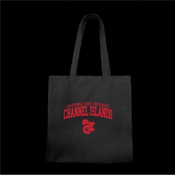 W Republic 1102-204-BLK California State Channel Islands Dolphin Institutional Seal Tote Bags, Black - One Size