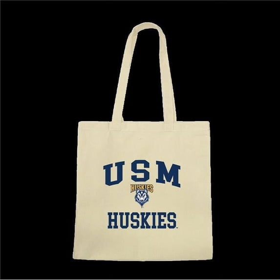 W Republic 1102-459-NAT Southern Maine Huskies Institutional Seal Tote Bags, Natural - One Size