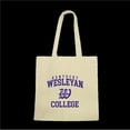 thumbnail image 1 of W Republic 1102-659-NAT Kentucky Wesleyan Panthers Institutional Seal Tote Bags, Natural - One Size, 1 of 1