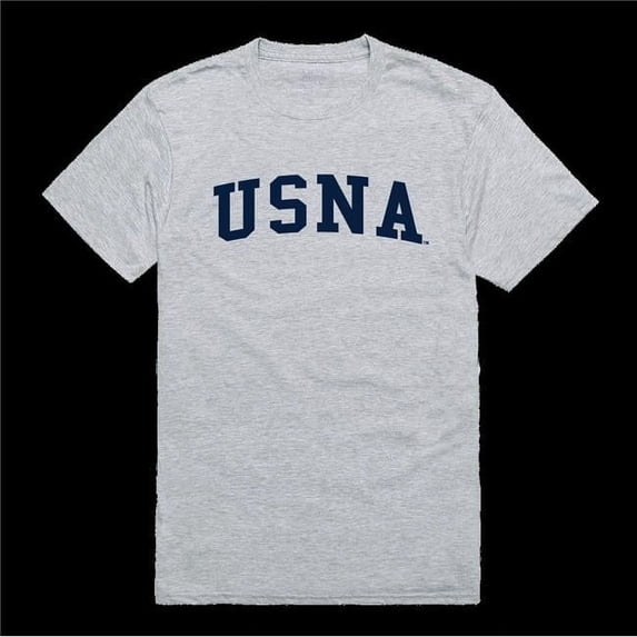 W Republic 500-136-HG2-04 United States Naval Academy Midshipmen Game Day T-Shirt, Heather Grey - Extra Large