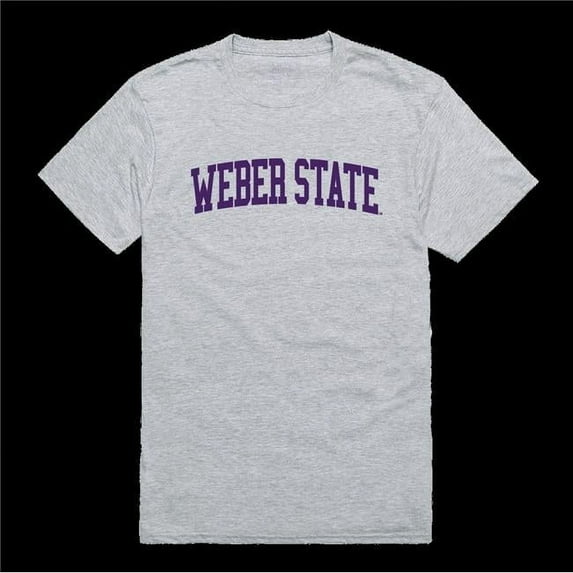 W Republic 500-251-HG2-02 Weber State Wildcats Game Day T-Shirt, Heather Grey - Medium