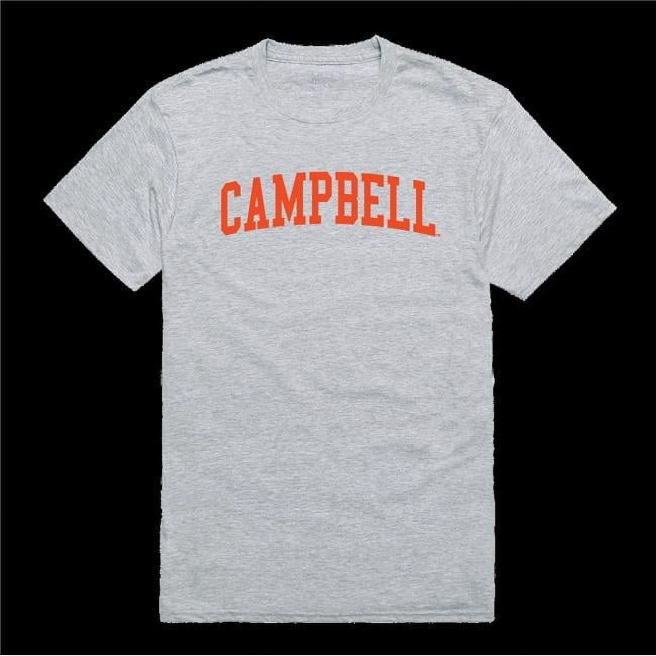Campbell University Official State Shape Long-Sleeve T-Shirt - Unisex Adult, Printed In USA, 100% Cotton