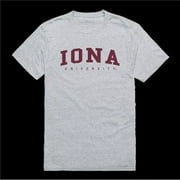 W Republic 500-315-HG2-03 Iona University Gaels Game Day T-Shirt, Heather Grey - Large