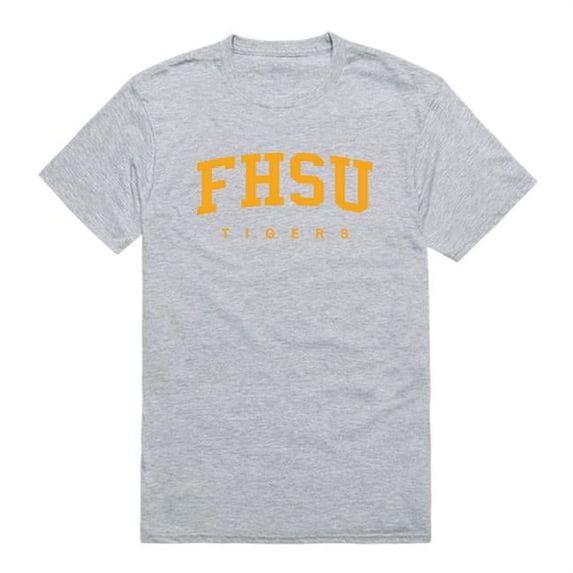 W Republic 500-442-HGY-01 Fort Hays State University Men Game Day T-Shirt, Heather Grey - Small