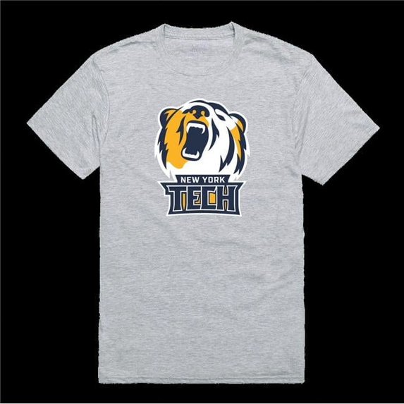 W Republic 500-556-HGY-04 York Institute of Technology Bears Game Day T-Shirt, Heather Grey - Extra Large
