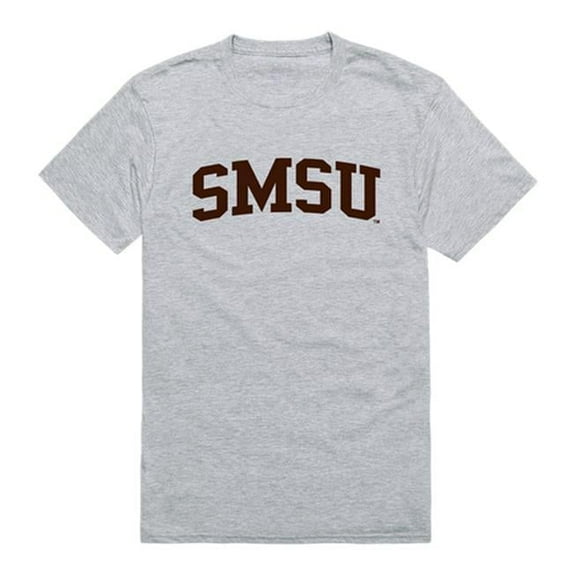 W Republic 500-674-HGY-05 Southwest Minnesota State University Mustangs Game Day T-Shirt, Heather Grey - 2XL