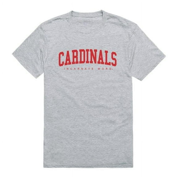 W Republic 500-687-HGY-03 University of the Incarnate Word Cardinals Game Day T-Shirt, Heather Grey - Large