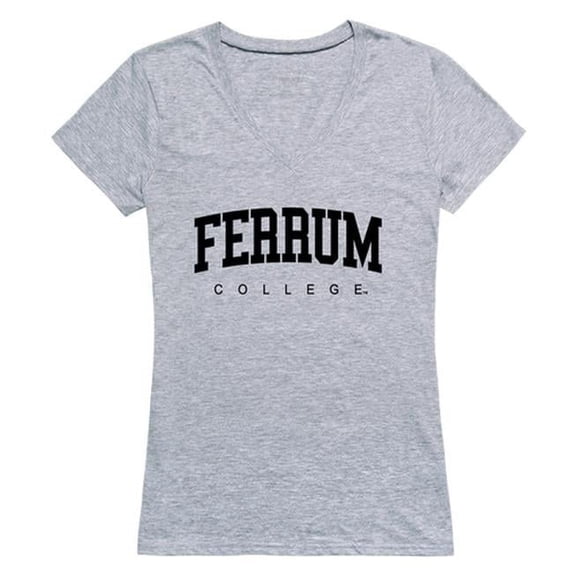 W Republic 501-452-HGY-02 NCAA Ferrum College Panthers GameDay Women T-Shirt, Heather Gray - Medium