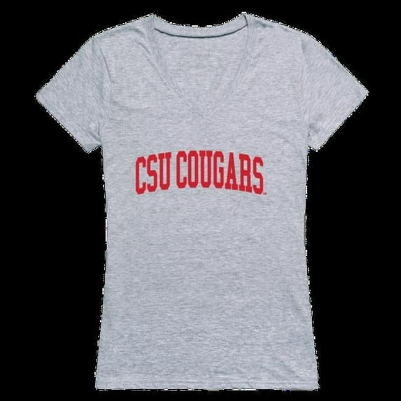 W Republic 501-464-HGY-04 Columbus State University Cougars Game Day Womens T-Shirt, Heather Grey - Extra Large