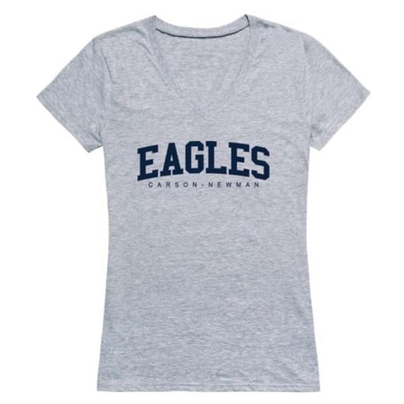 W Republic 501-702-HGY-01 NCAA Carson-Newman Eagles Game Day Women T-Shirt, Heather Grey - Small