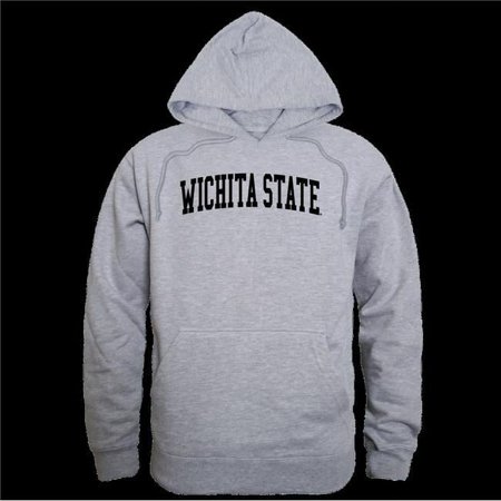 W Republic 503-158-HG2-03 Wichita State Shockers Game Day Hoodie, Heather Grey - Large