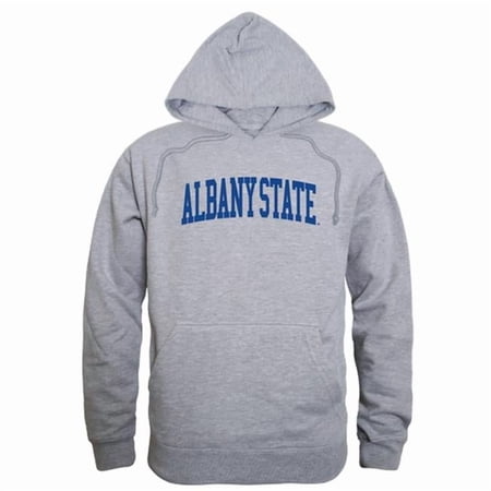 W Republic 503-260-HGY-05 Albany State University GameDay Hoodie, Heather Grey - 2XL