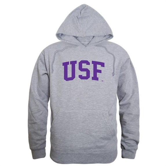 W Republic 503-380-HGY-03 University of Sioux Falls Game Day Hoodie, Heather Grey - Large