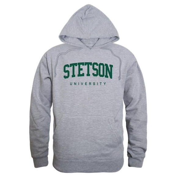 W Republic 503-387-HGY-02 Stetson University Game Day Hoodie, Heather Grey - Medium