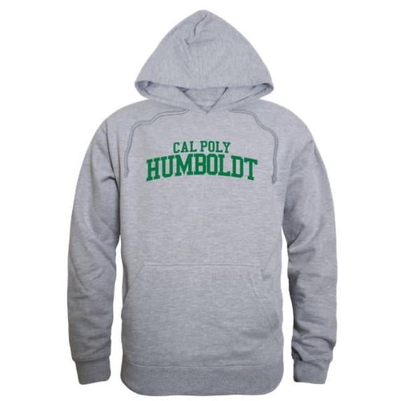 W Republic 503-447-HG2-01 NCAA Humboldt State Lumberjacks Game Day Hoodie, Heather Grey - Small