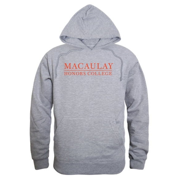 W Republic 503-534-HGY-01 NCAA Macaulay Macaulay Game Day Hoodie, Heather Grey - Small