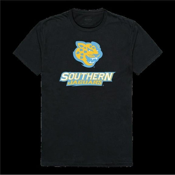W Republic 506-235-BLK-04 Southern University Jaguars The Freshmen T-Shirt, Black - Extra Large
