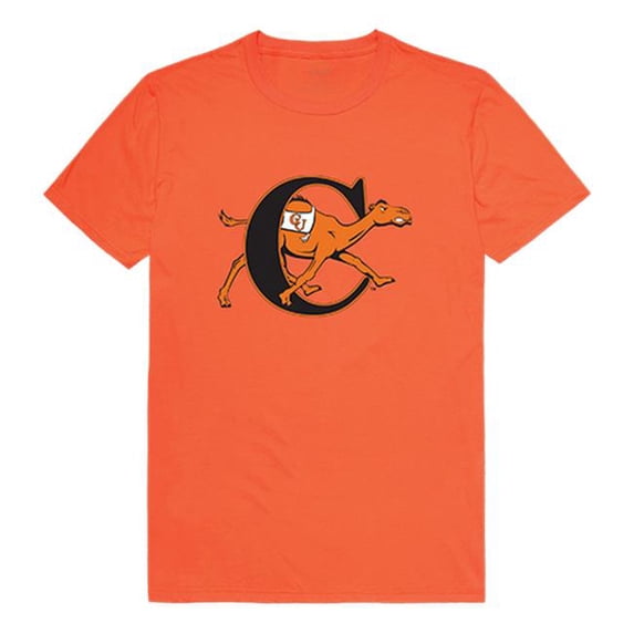 W Republic 506-276-ORN-01 Campbell University Men The Freshman T-Shirt, Orange & White - Small