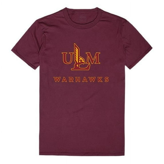 W Republic 506-331-MAR-01 University of Louisiana Monroe Men The Freshman T-Shirt, Maroon White - Small