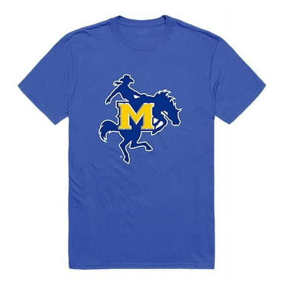 W Republic 506-338-RYL-03 McNeese State University Men The Freshman T-Shirt, Royal - Large