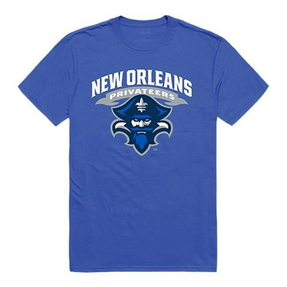 W Republic 506-349-RYL-05 University of New Orleans Men The Freshman T-Shirt, Royal - 2XL