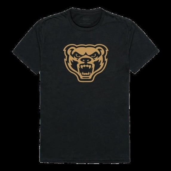 W Republic 506-359-BK2-01 Oakland University Golden Grizzlies the Freshmen T-Shirt, Black - Small