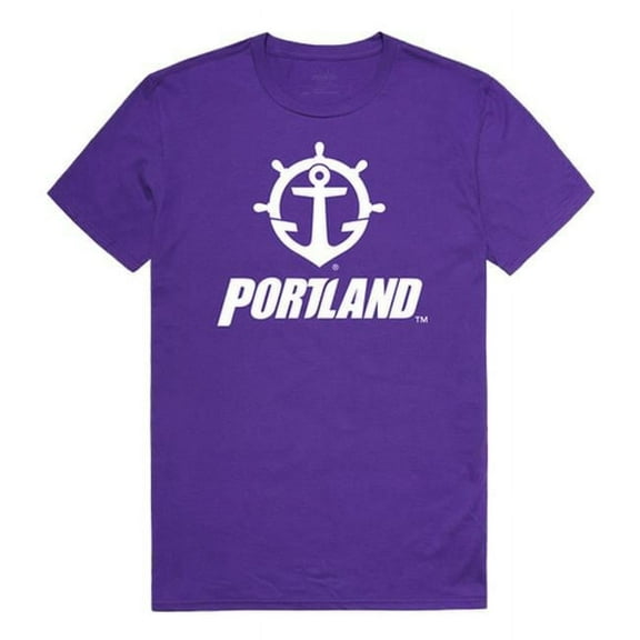 W Republic 506-363-PR2-04 University of Portland Men The Freshman T-Shirt, Purple - Extra Large