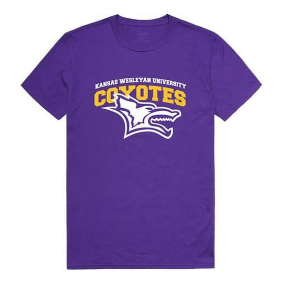 W Republic 506-658-PUR-03 Kansas Wesleyan University Coyotes the Freshmen T-Shirt, Purple - Large