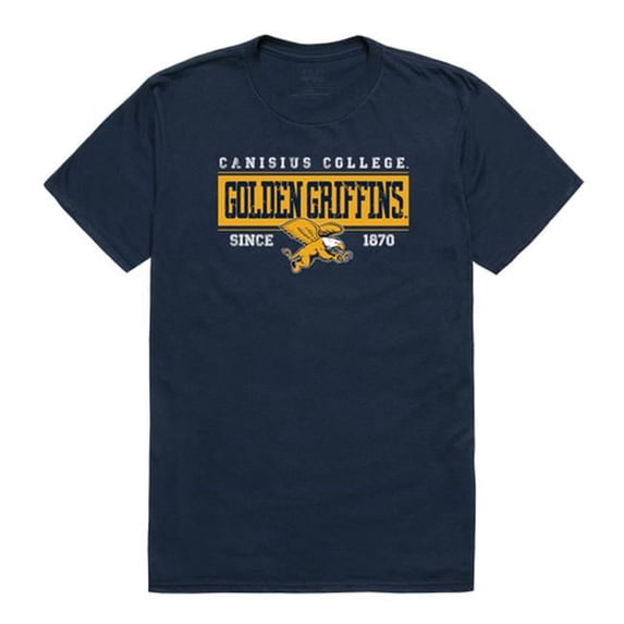W Republic 507-277-BGT-04 Canisius College Established T-Shirt, Navy 2 - Extra Large