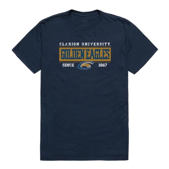 W Republic 507-280-BGT-04 Clarion University of Pennsylvania Established T-Shirt, Navy 2 - Extra Large