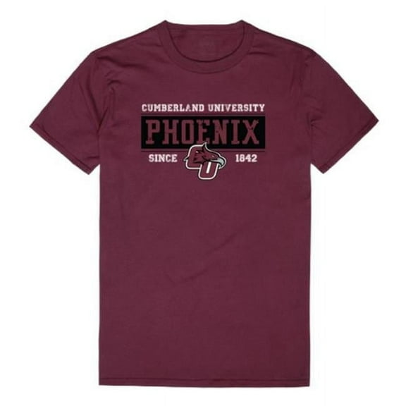 W Republic 507-287-327-05 Cumberland University Established T-Shirt, Maroon & White - 2XL