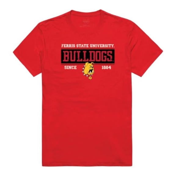 W Republic 507-301-R58-02 Ferris State University Established T-Shirt, Red - Medium