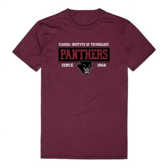 W Republic 507-304-327-01 Florida Institute of Technology Established T-Shirt, Maroon & White 2 - Small
