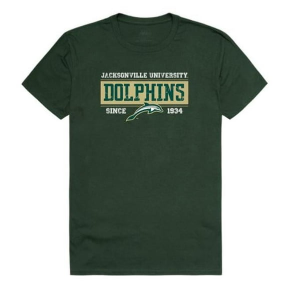 W Republic 507-318-033-05 Jacksonville University Established T-Shirt, Forest White - 2XL