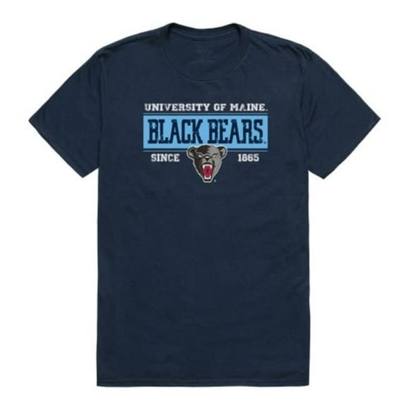 W Republic 507-334-BGT-05 University of Maine Established T-Shirt, Navy - 2XL