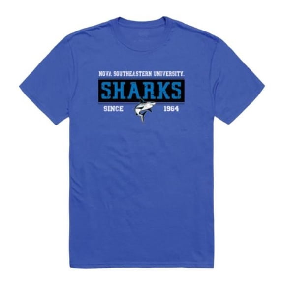 W Republic 507-358-B02-03 Nova Southeastern University Established T-Shirt, Royal - Large