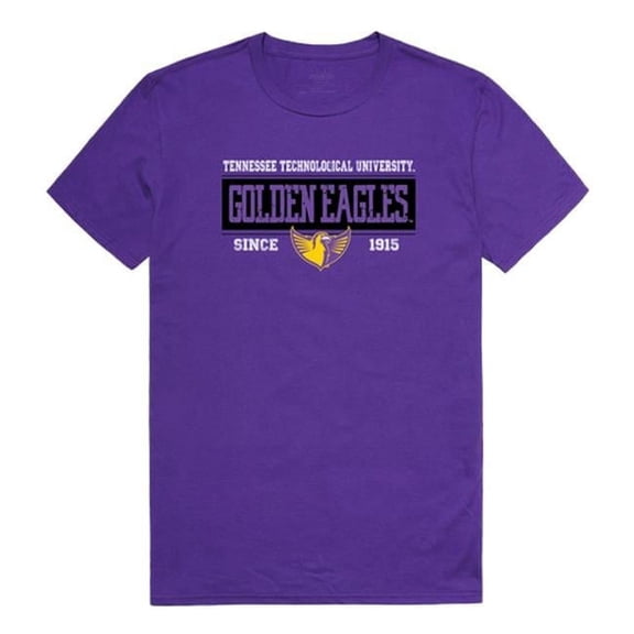 W Republic 507-391-328-05 Tennessee Tech University Men Established T-Shirt, Purple - 2XL