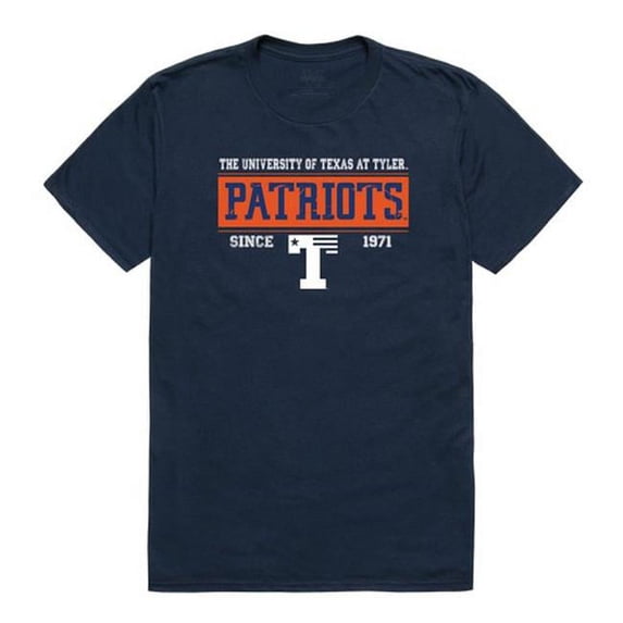 W Republic 507-436-BGT-03 University of Texas at Tyler Men Established T-Shirt, Navy - Large