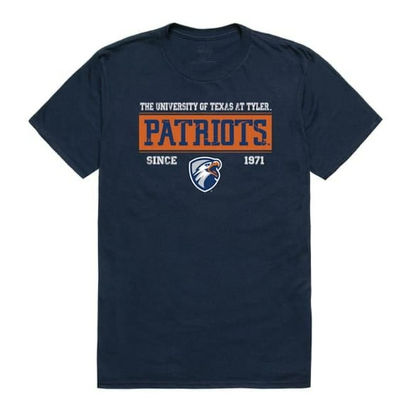 W Republic 507-436-NV2-02 The University of Texas at Tyler Patriots College Established T-Shirt, Navy - Medium