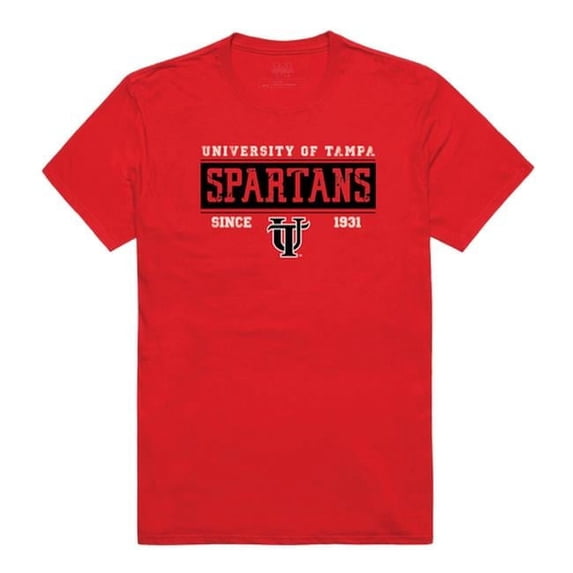 W Republic 507-448-RED-05 NCAA University Tampa Spartans Established Crewneck T-Shirts, Red - 2XL