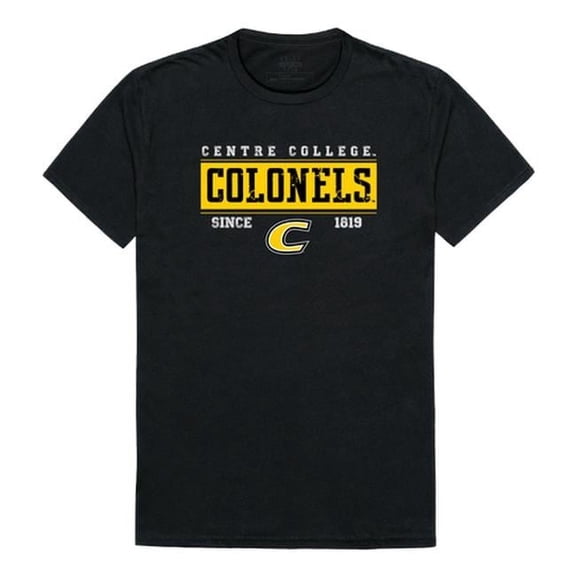 W Republic 507-450-BLK-01 NCAA Centre College Colonels Established Crewneck T-Shirts, Black - Small