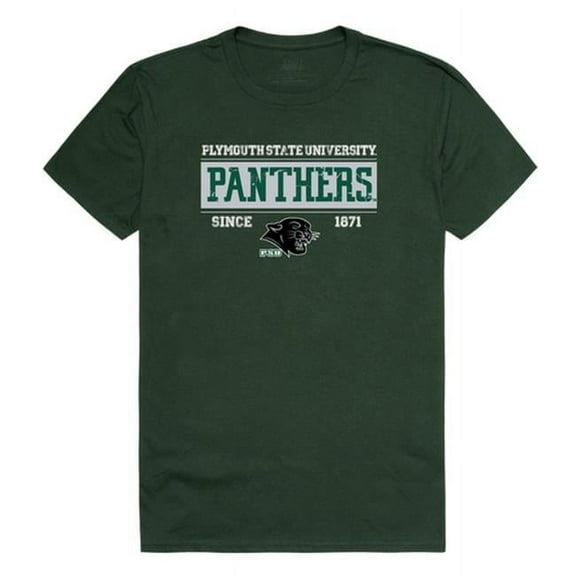W Republic 507-457-FOR-04 NCAA Plymouth State Panthers Established Crewneck T-Shirts, Forest Green - Extra Large