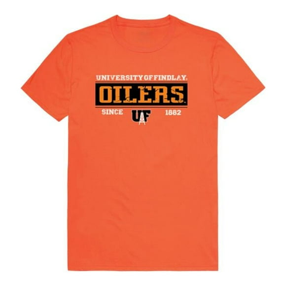 W Republic 507-518-ORN-03 University of Findlay Oilers Established T-Shirt, Orange - Large