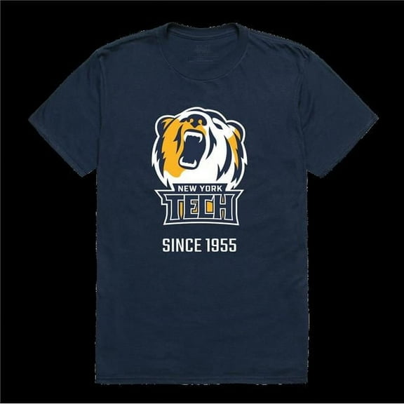W Republic 507-556-NVY-05   York Institute of Technology Bears College Established T-Shirt, Navy - 2XL