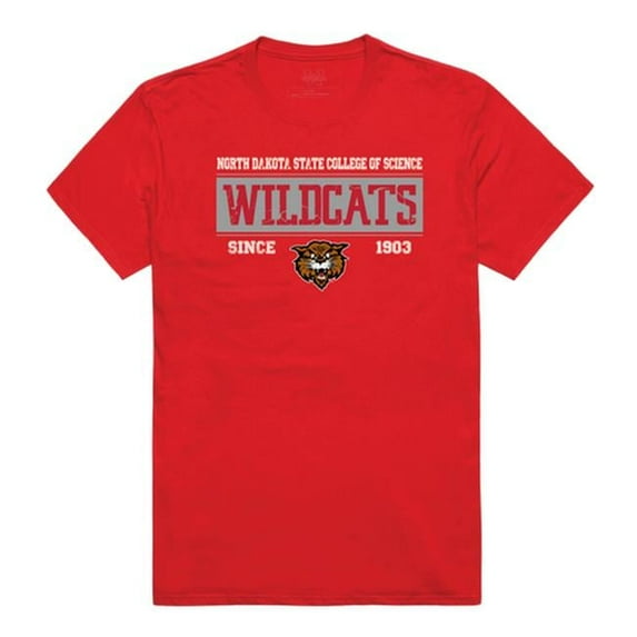 W Republic 507-724-RED-05 North Dakota State College of Science Wildcats Established T-Shirt, Red - 2XL