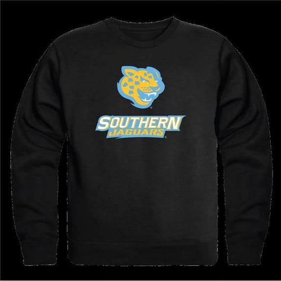 W Republic 508-235-BK2-04 Southern University Jaguars College Crewneck Sweatshirt, Black - Extra Large